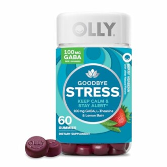 OLLY Goodbye Stress Gummy Review: GABA, L-Theanine, Lemon Balm, Stress Relief Supplement
